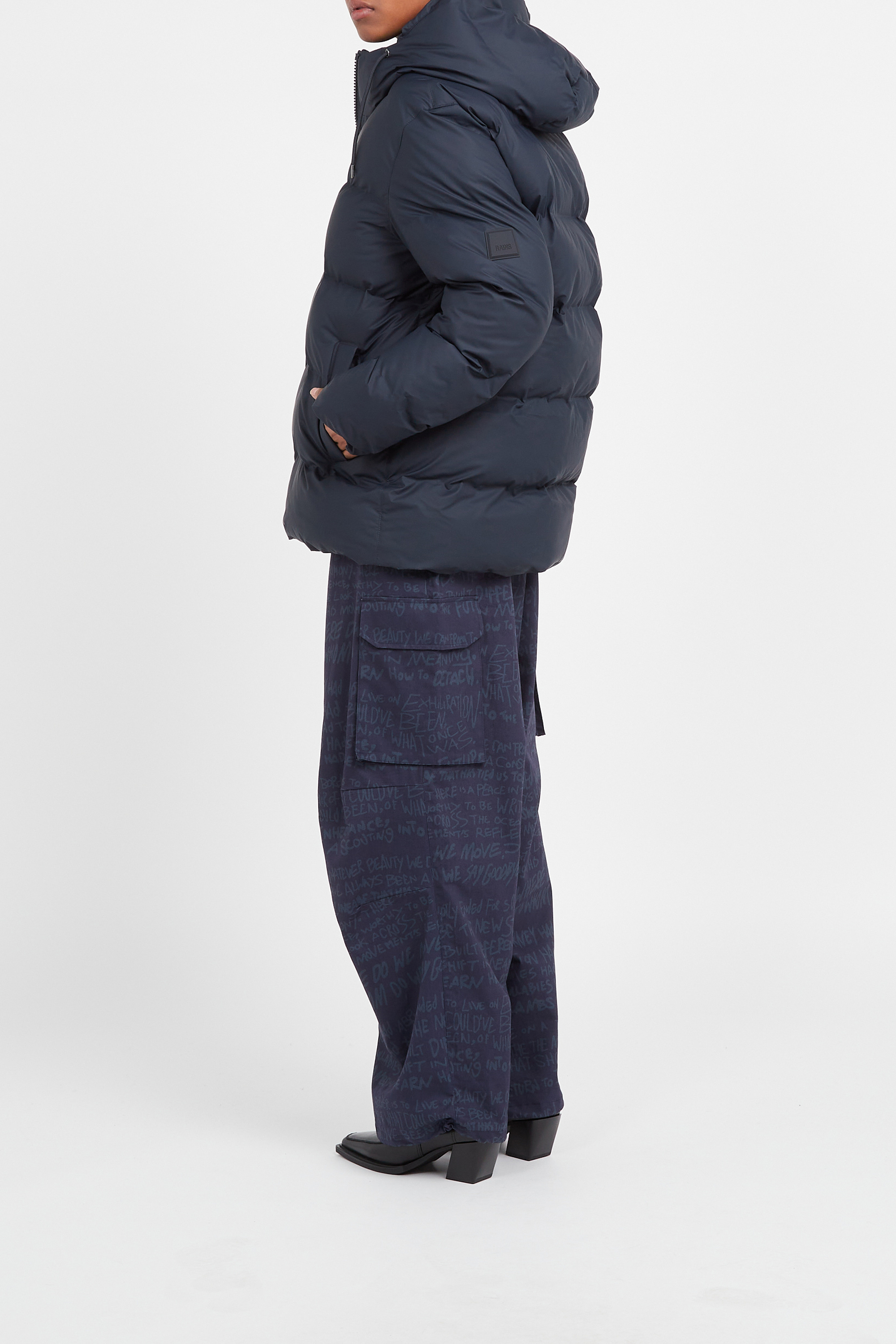 Puffer Jacket | Blue RAINS Women