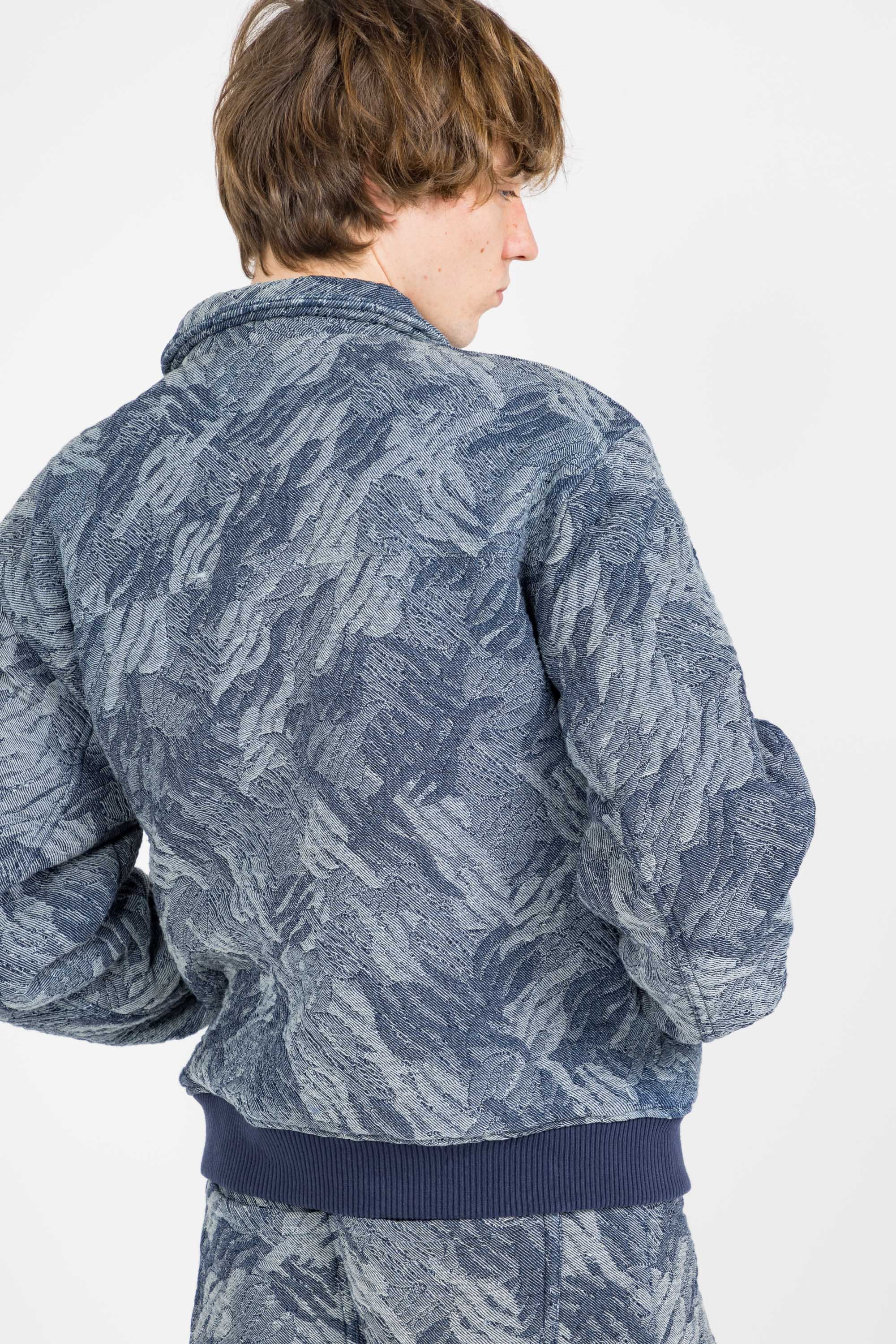 Lightweight quilted padded jacket with high neck Beige