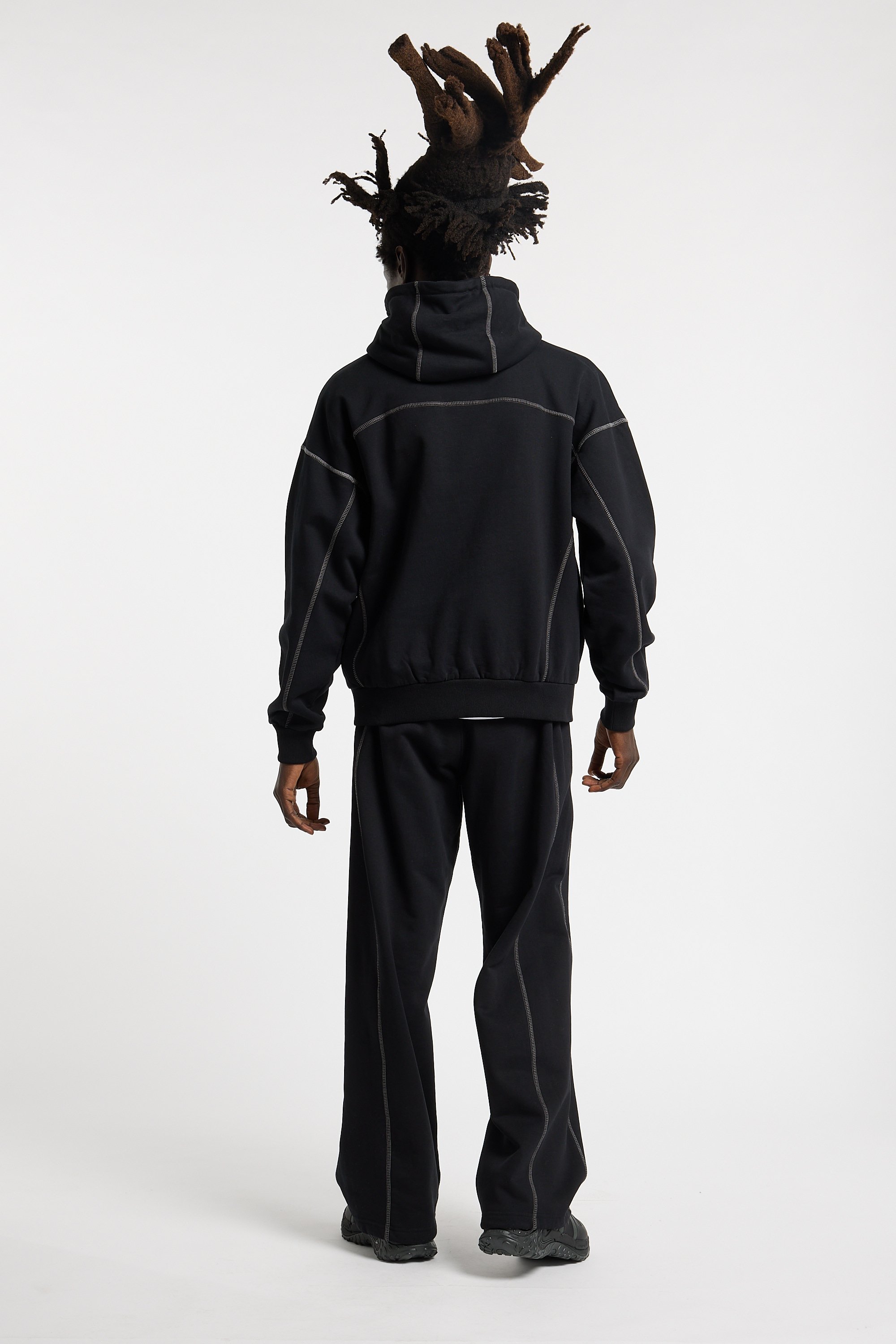 Tommy badge sweatshirt | Black WASTED Men