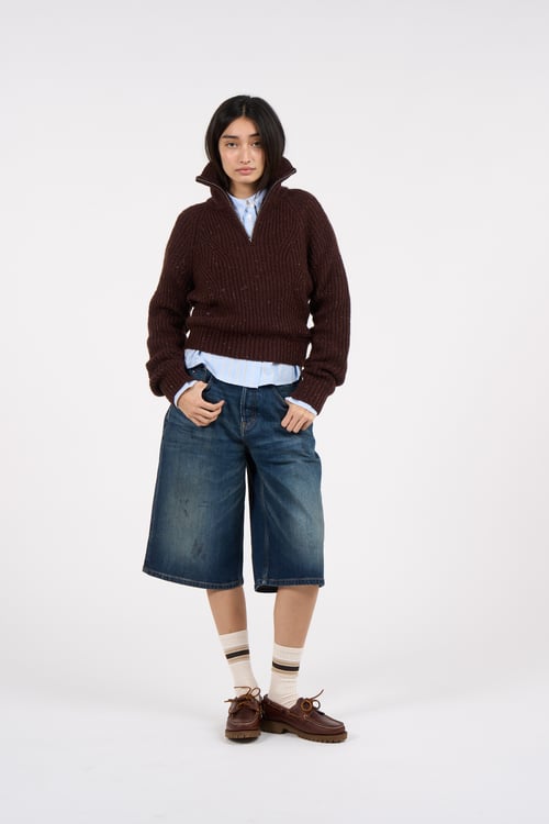 TOMMY JEANS Sweater Brown