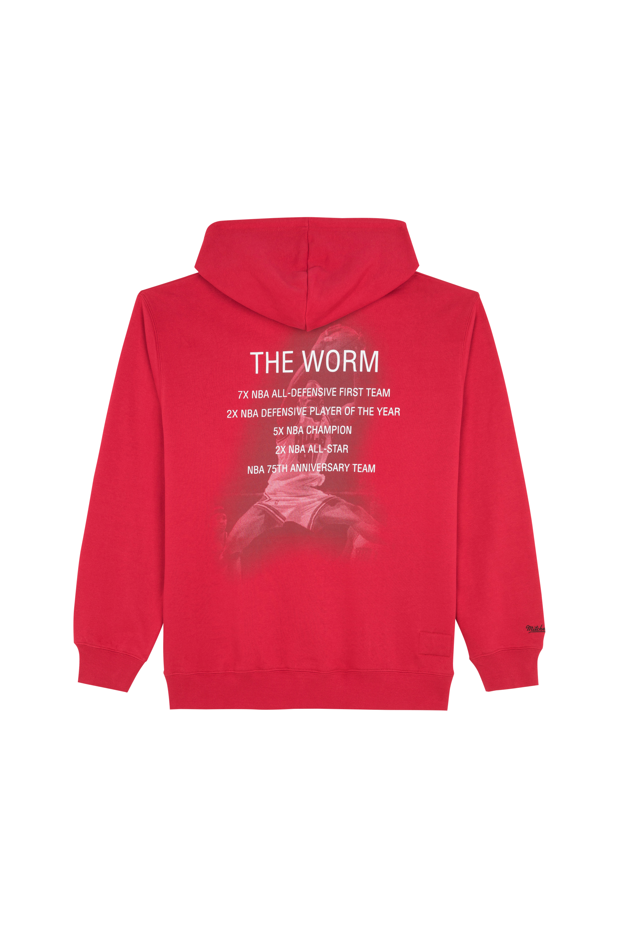 Hoodie MITCHELL & NESS Rouge