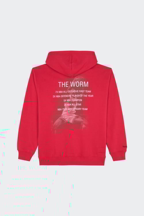 MITCHELL & NESS Hoodie Rouge