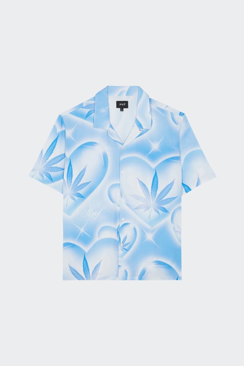HUF Chemise Bleu