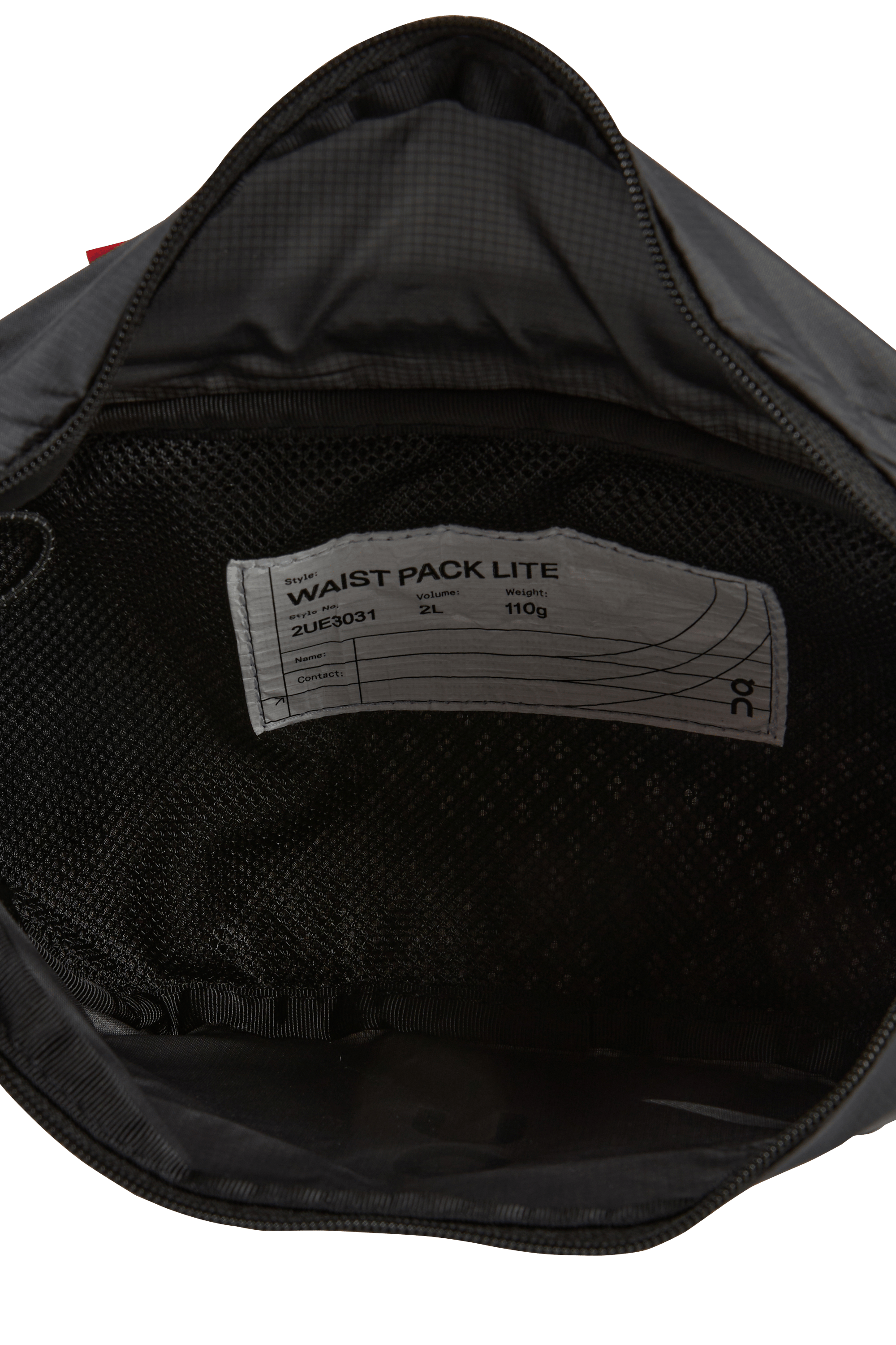 Canvas waist bag Black