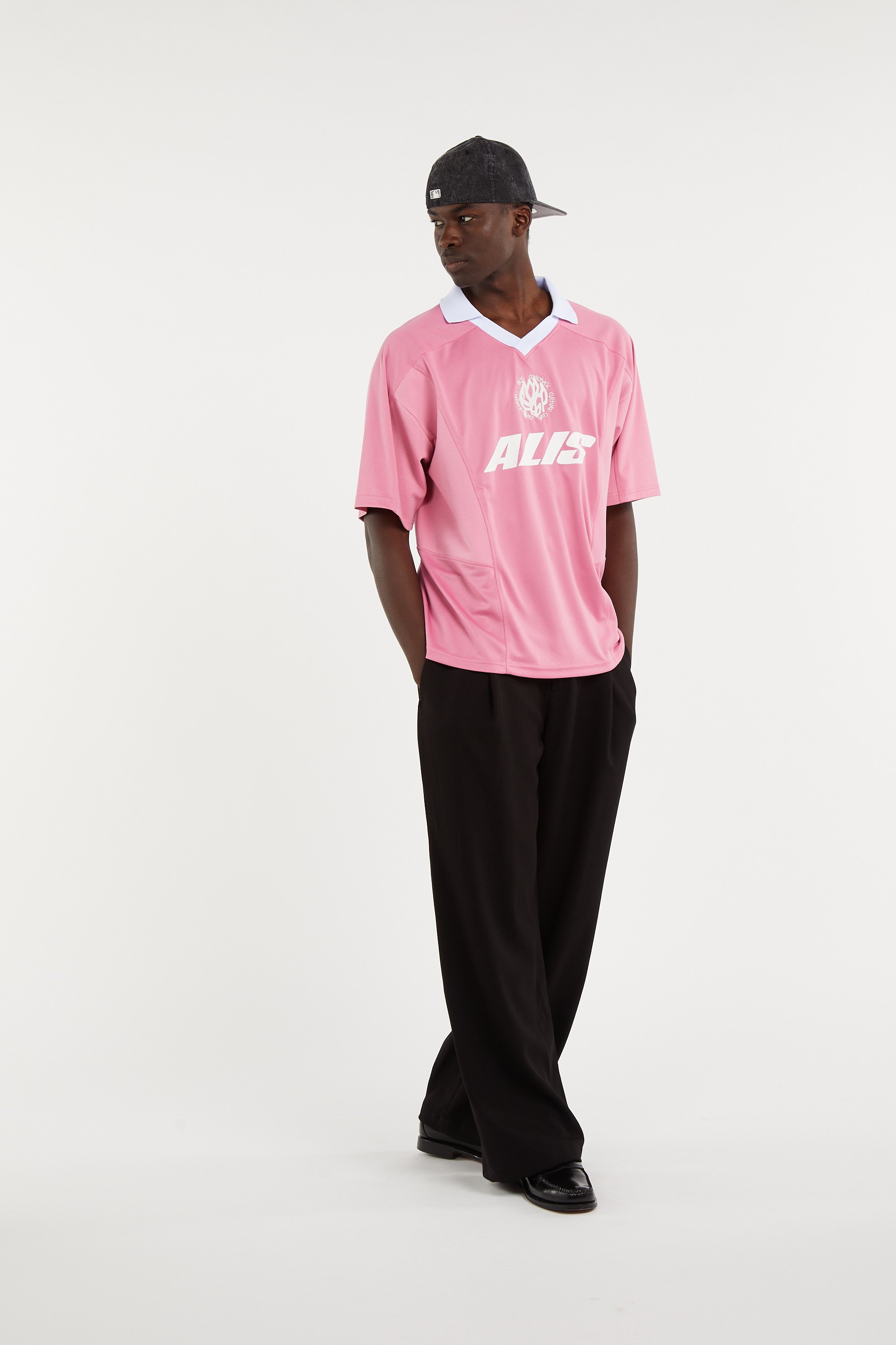 Wide-leg pants | Black ALIS Men
