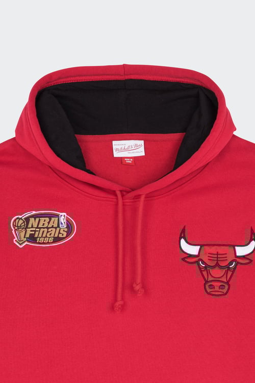 MITCHELL & NESS Hoodie Rouge