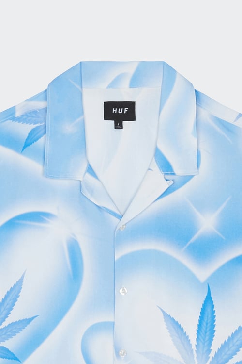HUF Chemise Bleu