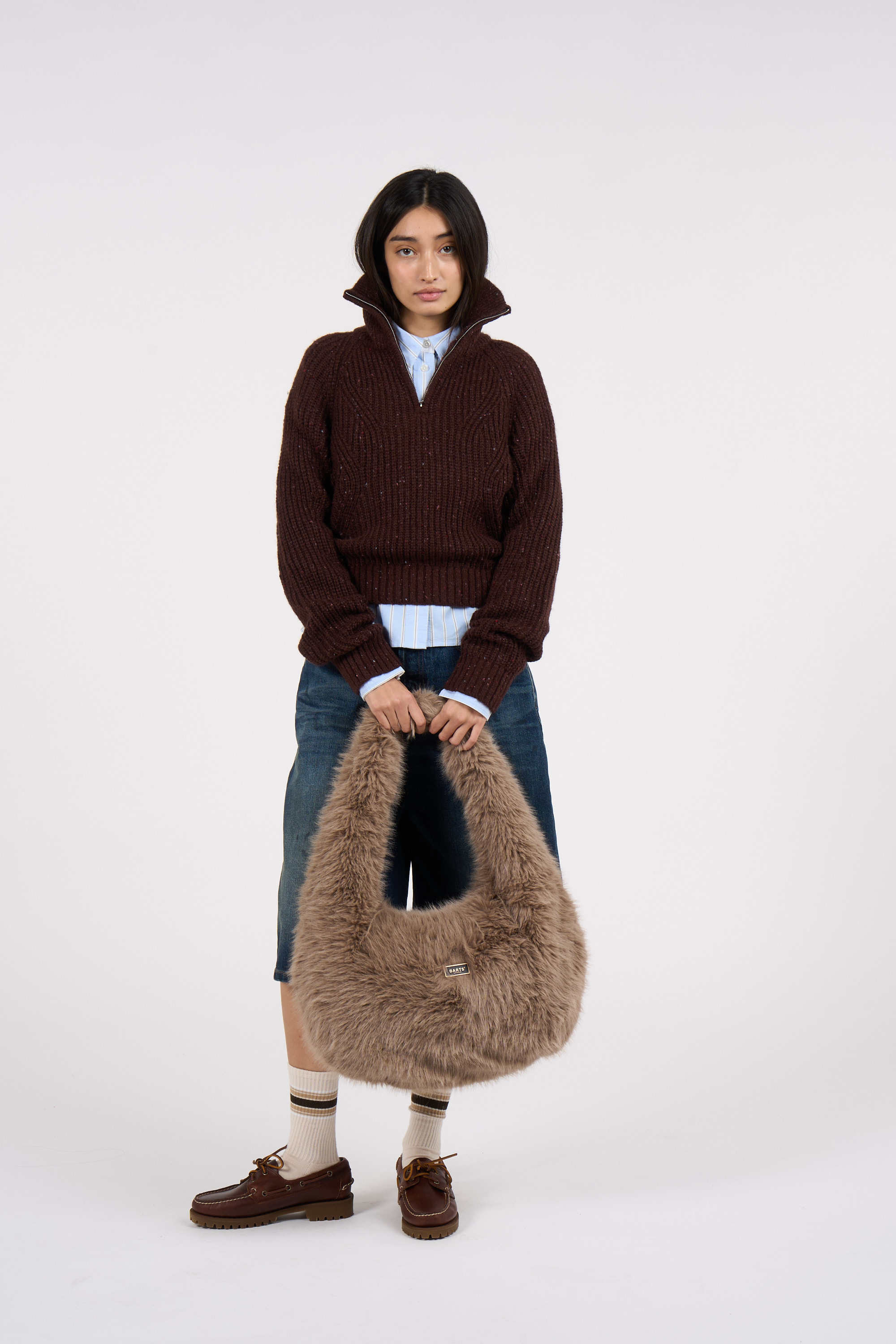 Sac porté épaule Marron