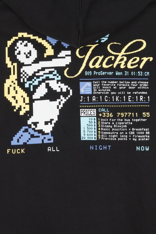 JACKER Hoodie Noir