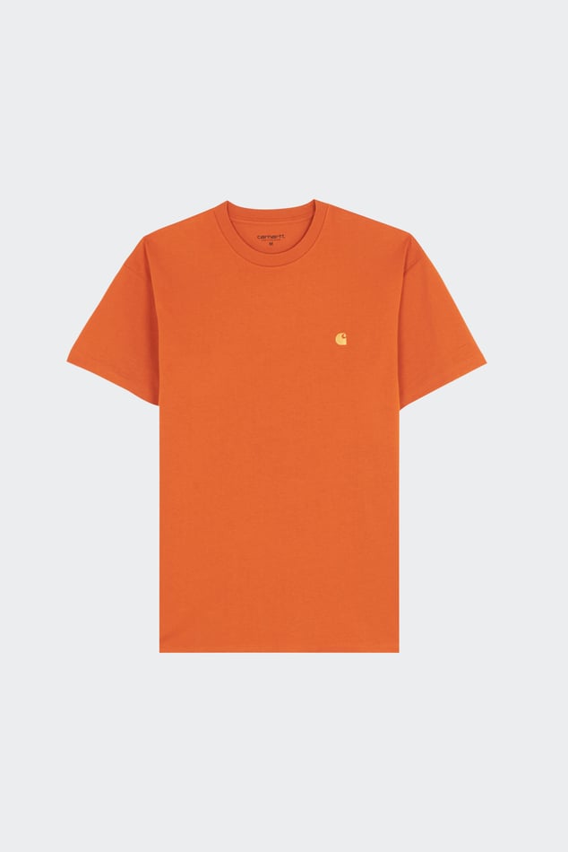 T shirt Orange Carhartt Wip Man Citadium