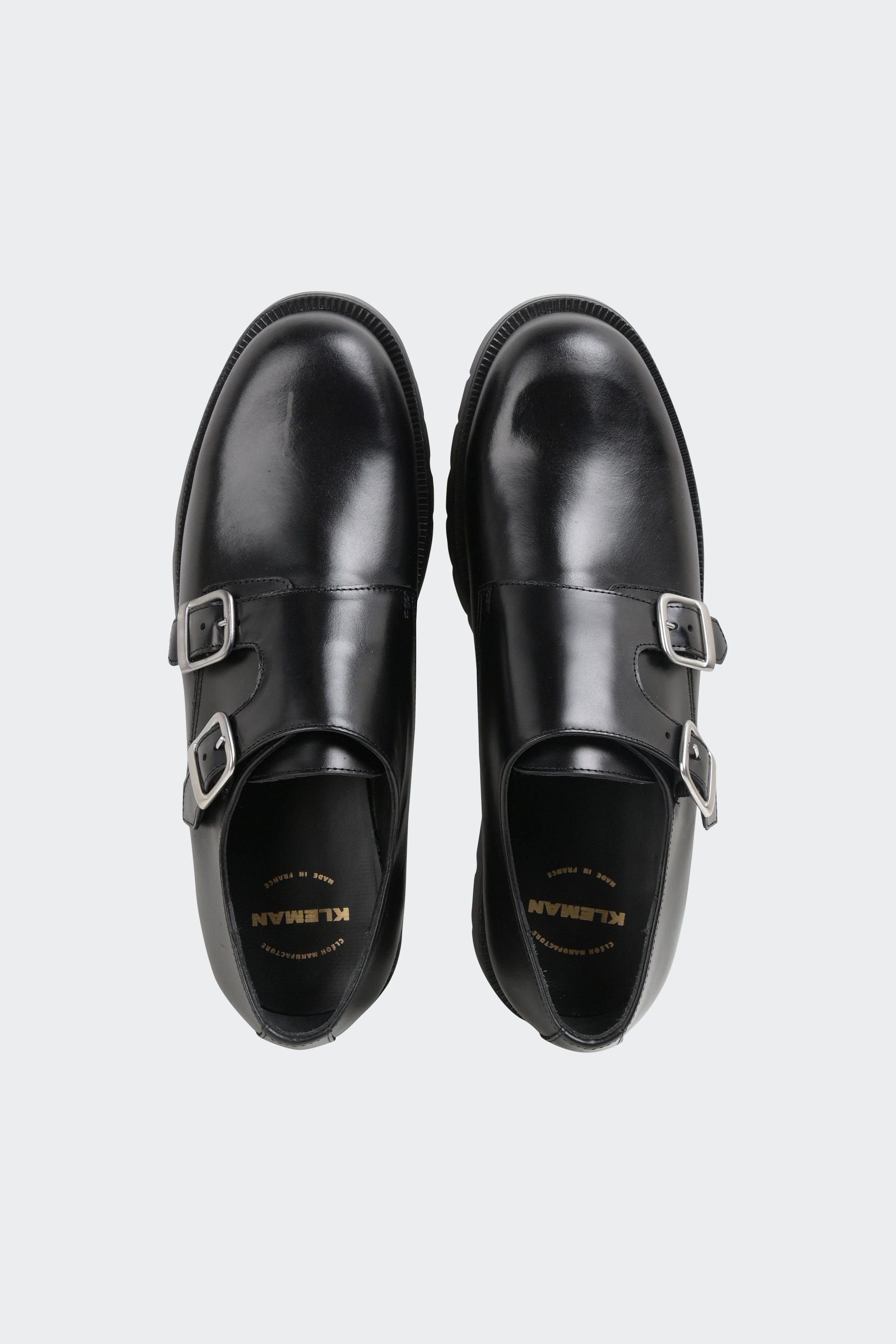 Monk Shoes | Black by KLEMAN Monk Shoes Black