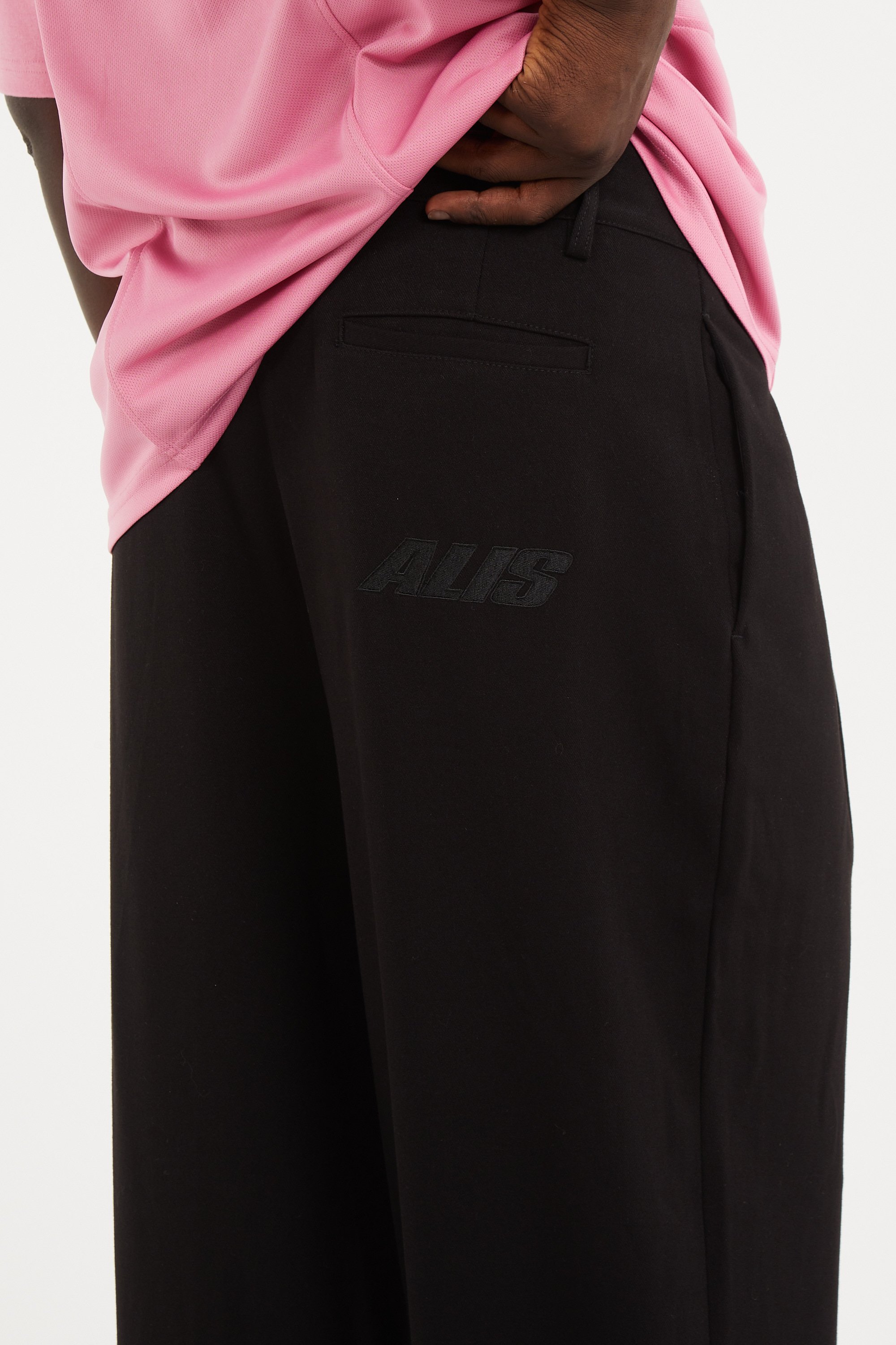 Wide-leg pants | Black ALIS Men