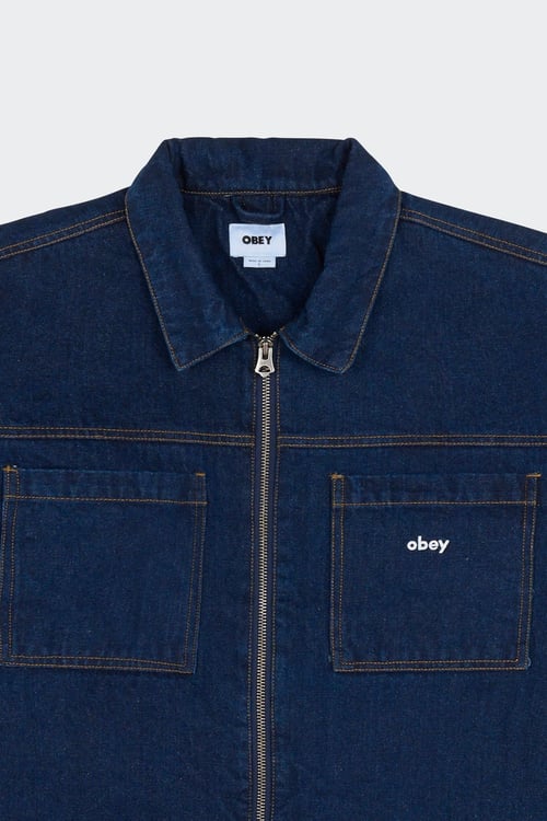 OBEY Veste Bleu