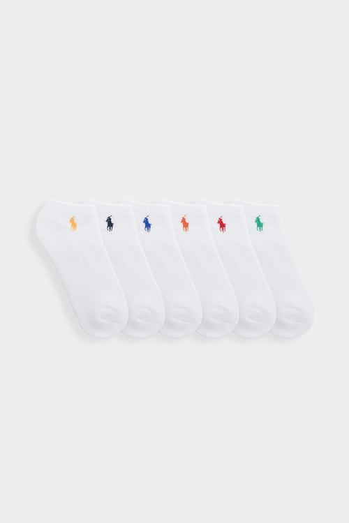 POLO RALPH LAUREN Lot de 6 paires de chaussettes Blanc