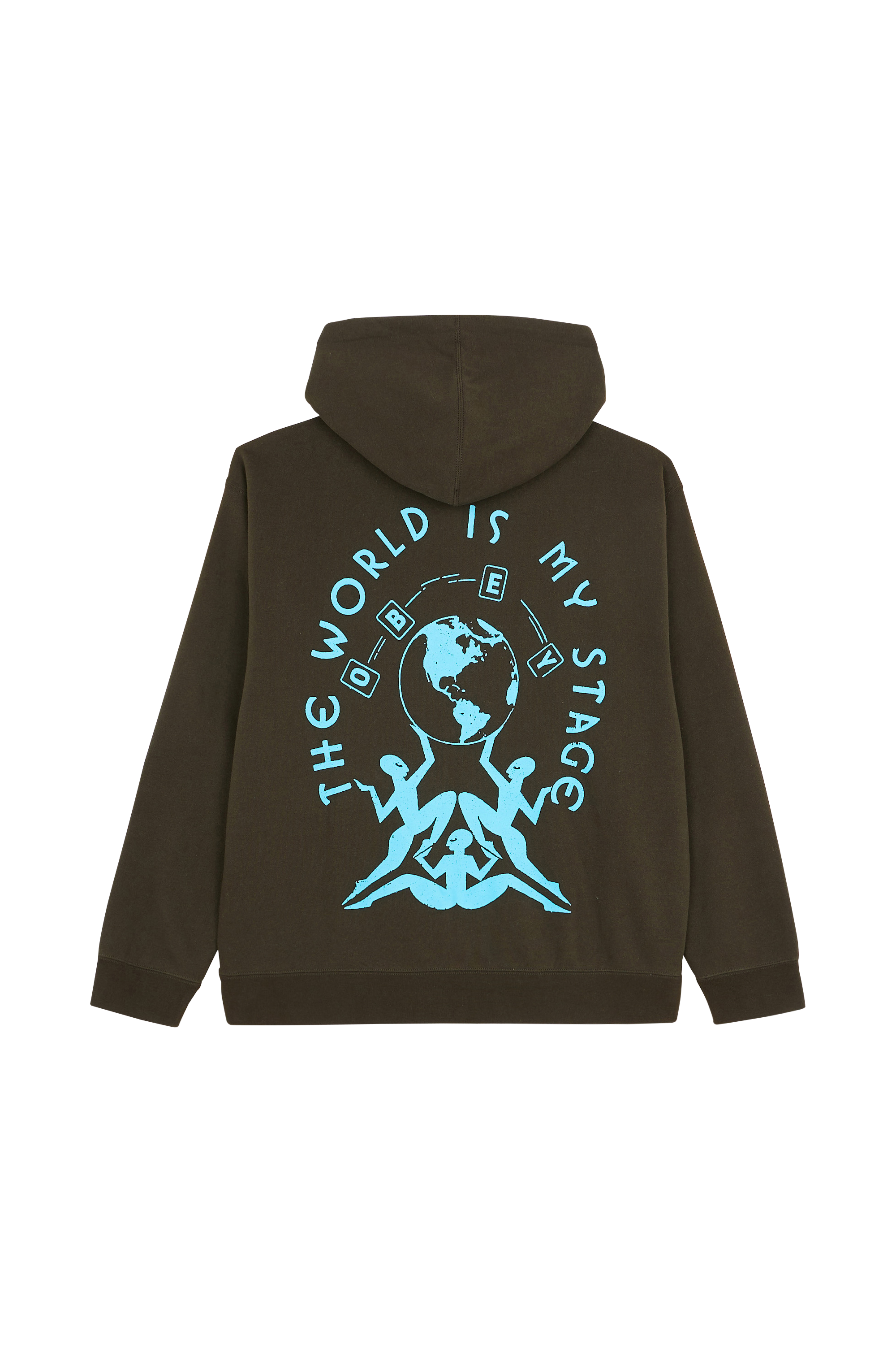 zip-up hoodie Green