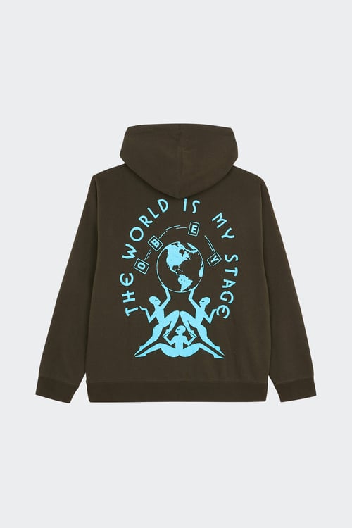 OBEY Hoodie zippé Vert