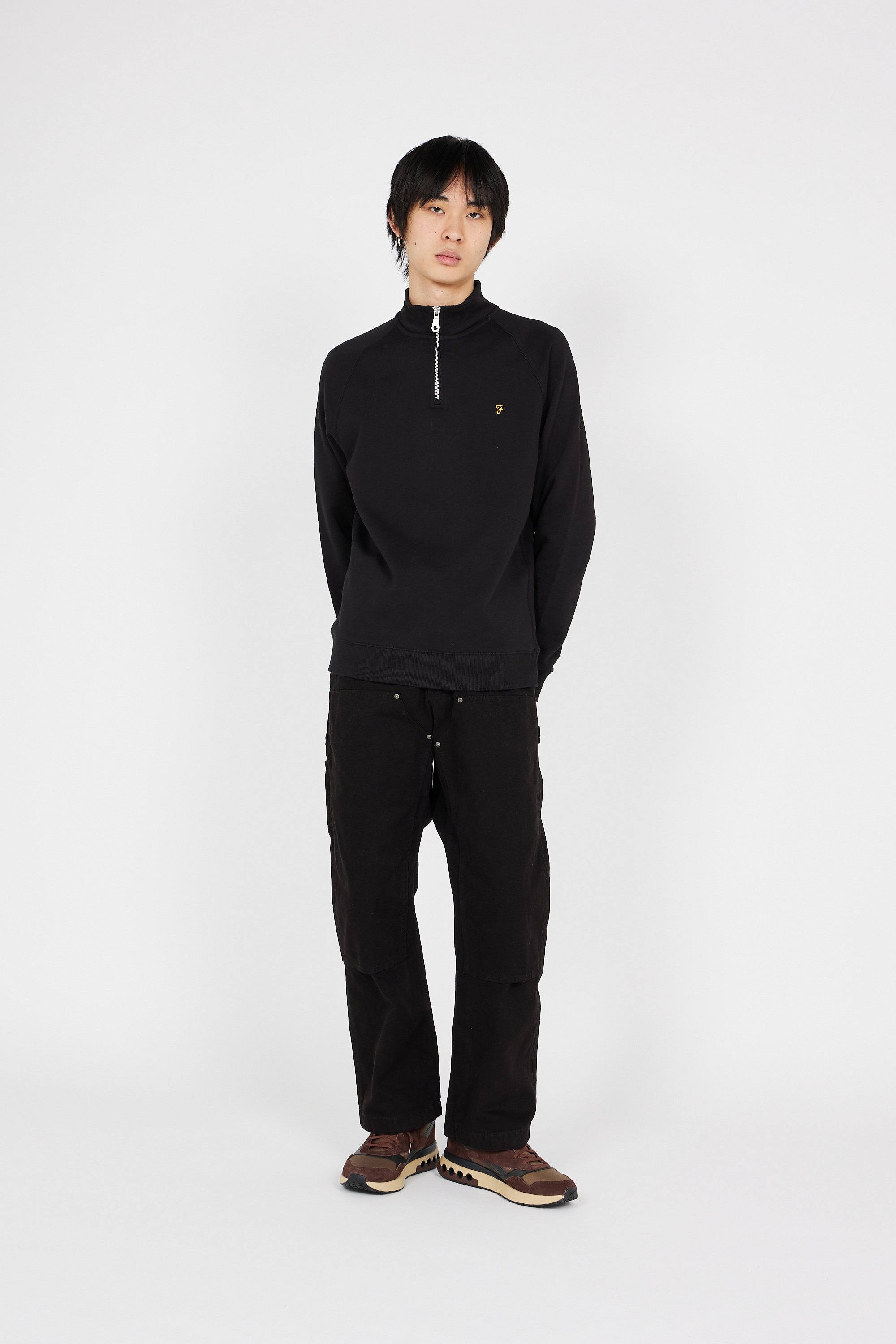 Sweatshirt | Noir by FARAH Sweatshirt Noir