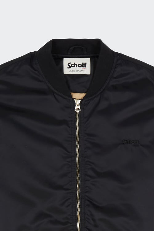 SCHOTT Veste bomber Noir