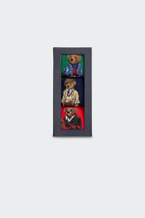 POLO RALPH LAUREN Lot de 3 chaussettes Multicolore