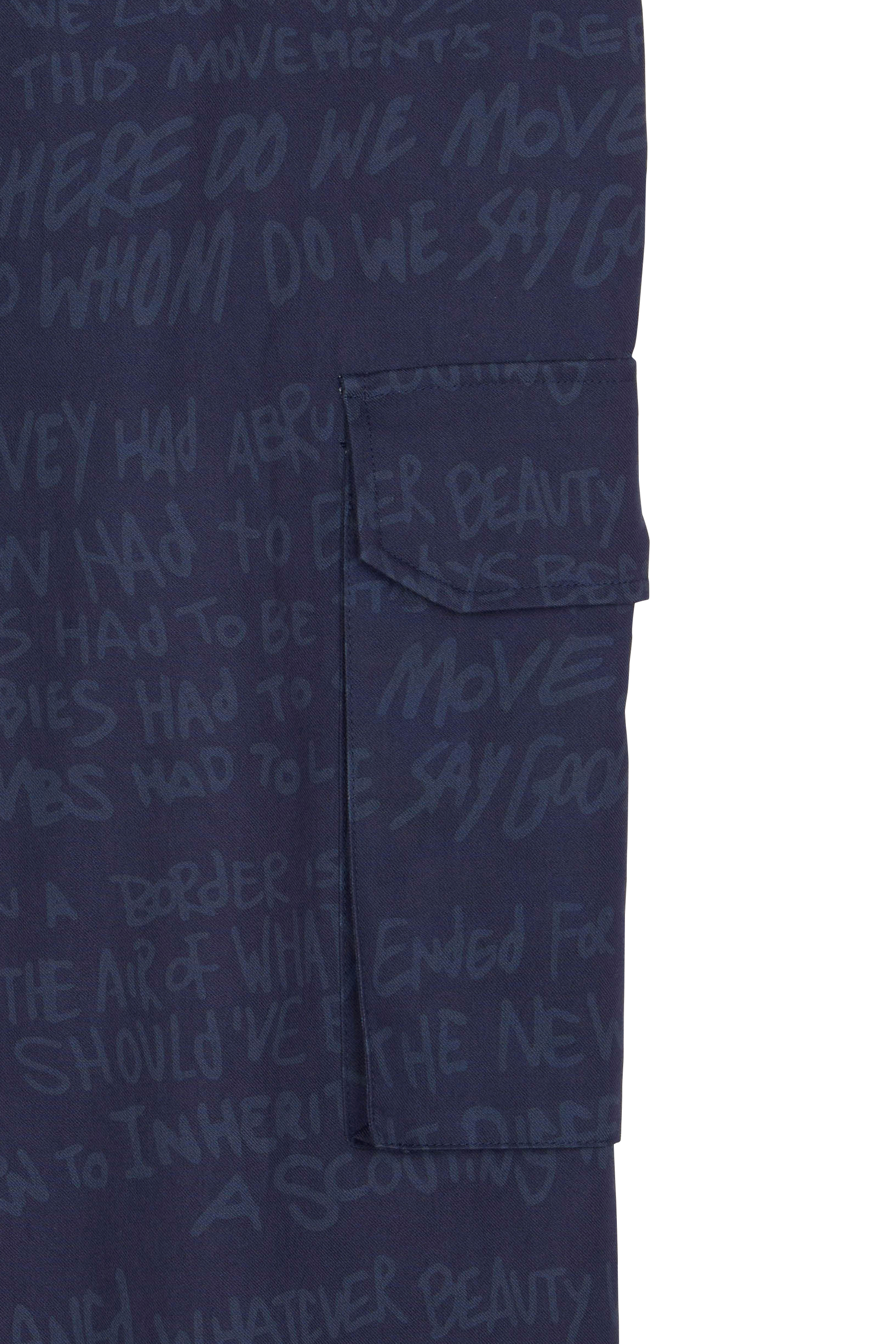 Straight leg pants Blue