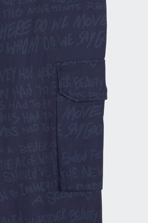 DAILY PAPER Pantalon droit Bleu