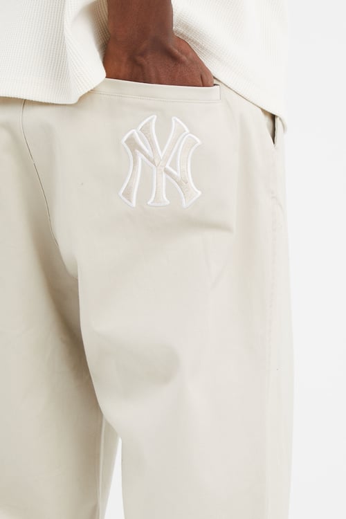 NEW ERA Pants Beige