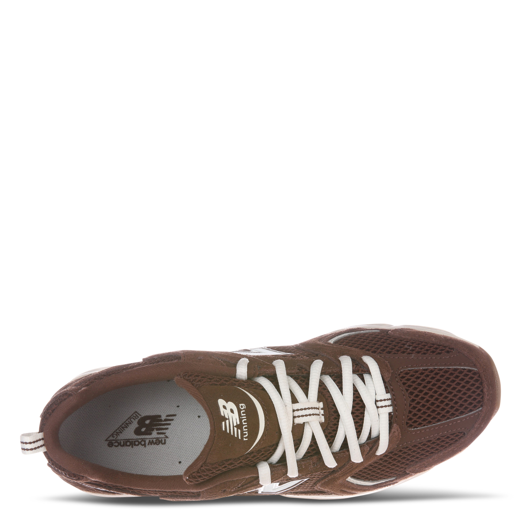 Men?s Storm 96 LO fabric and leather sneakers | Brown NEW BALANCE Men