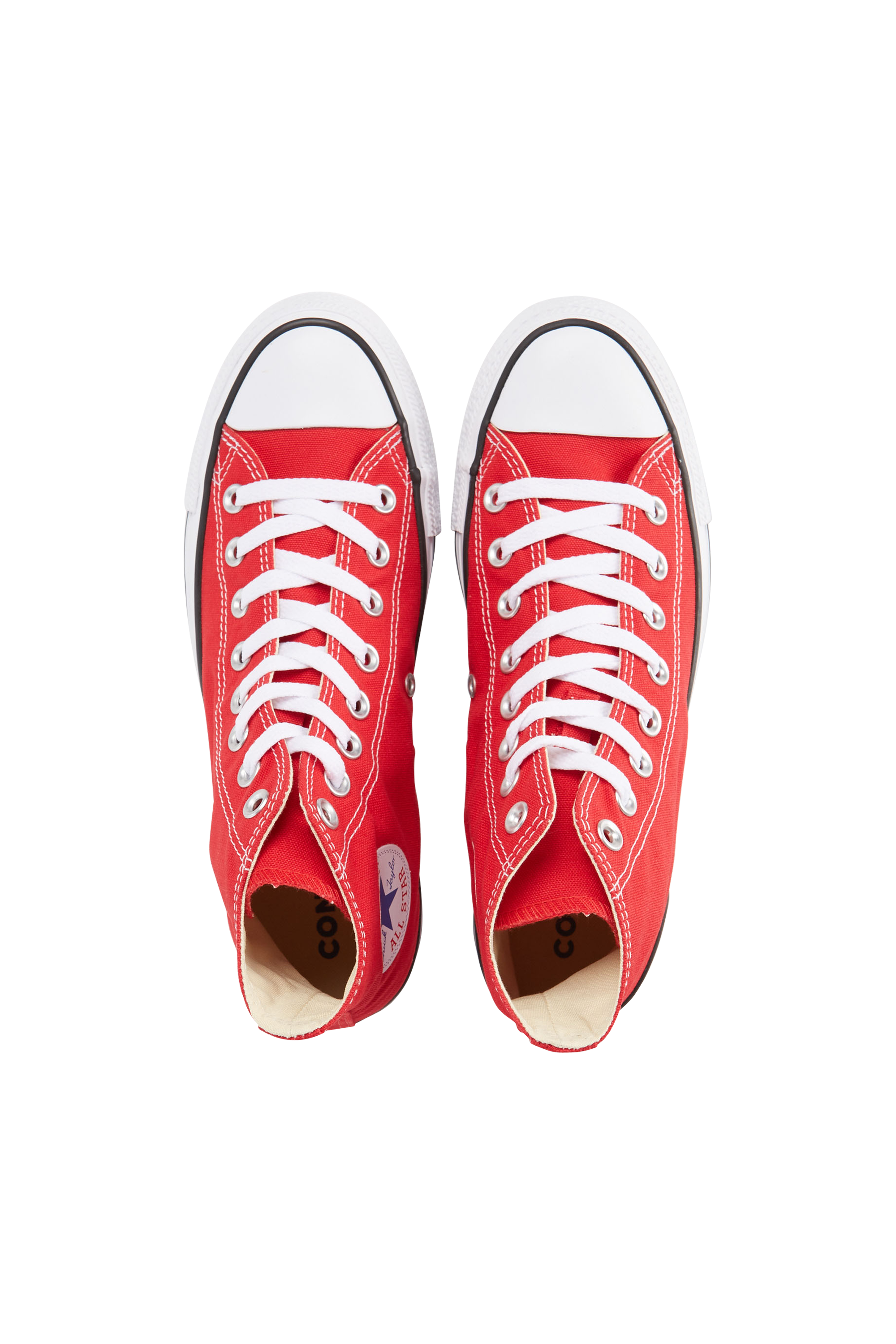 High-top sneakers Red