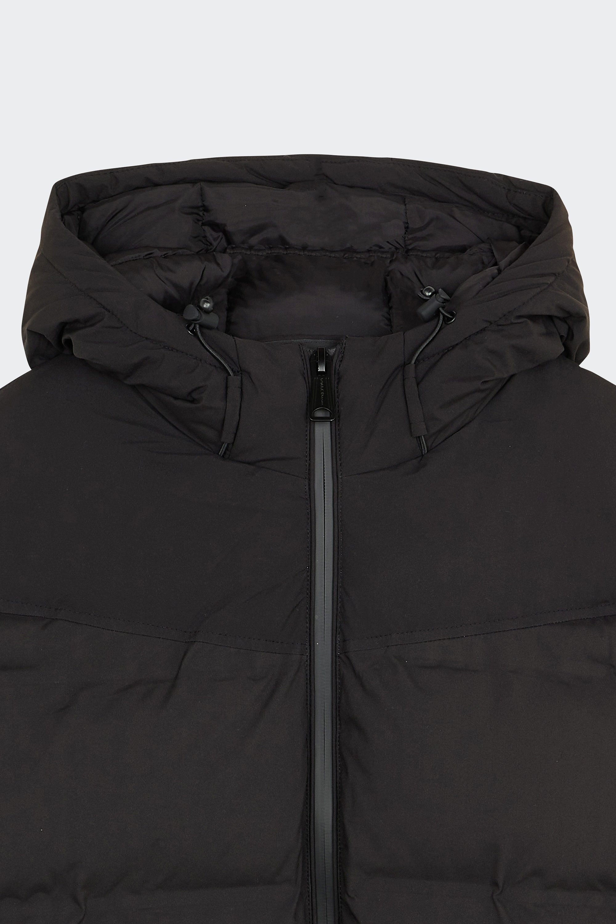 Lightweight quilted padded jacket with high neck | Black by SCHOTT Lightweight quilted padded jacket with high neck Black