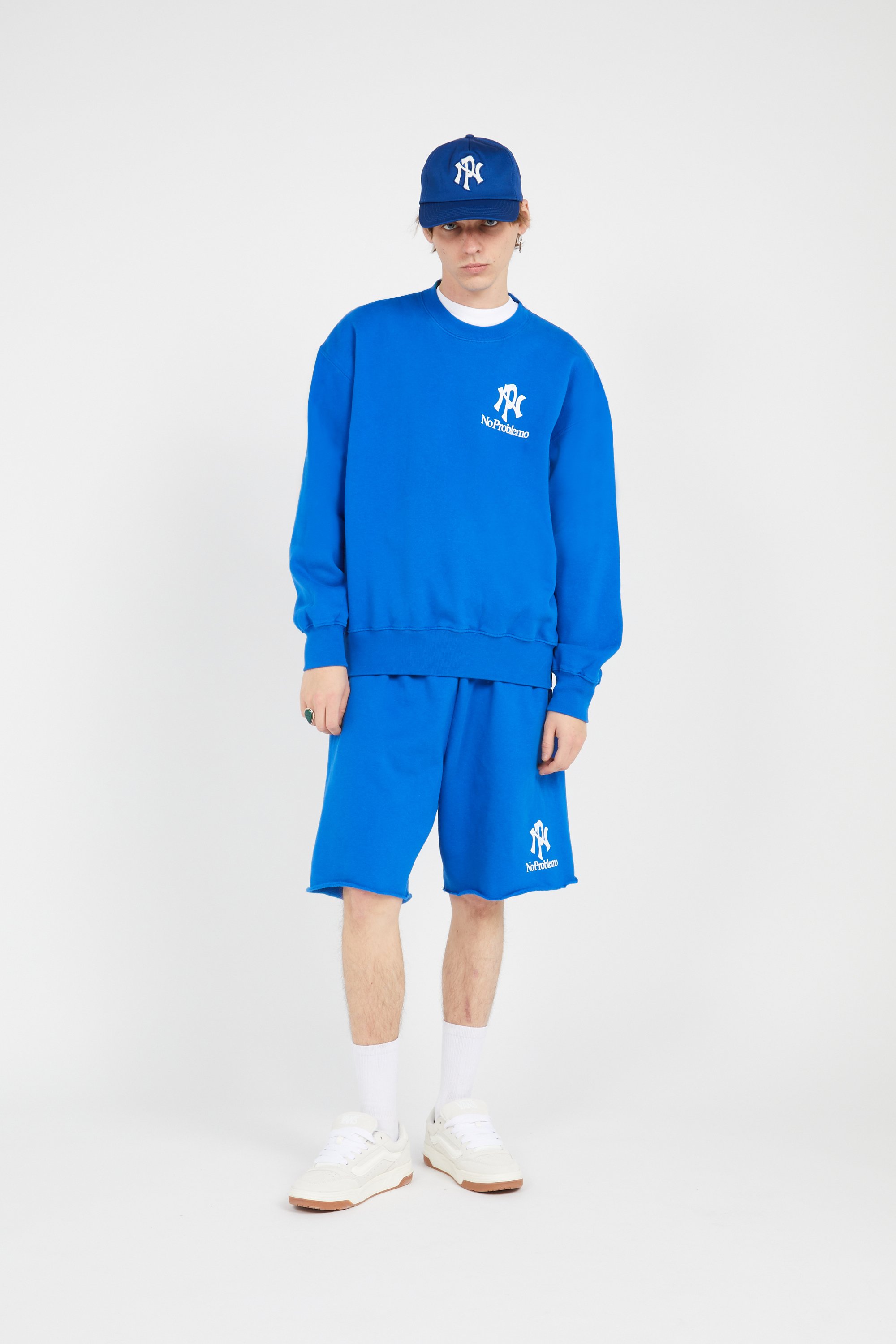 Sweatshirt NO PROBLEMO Bleu