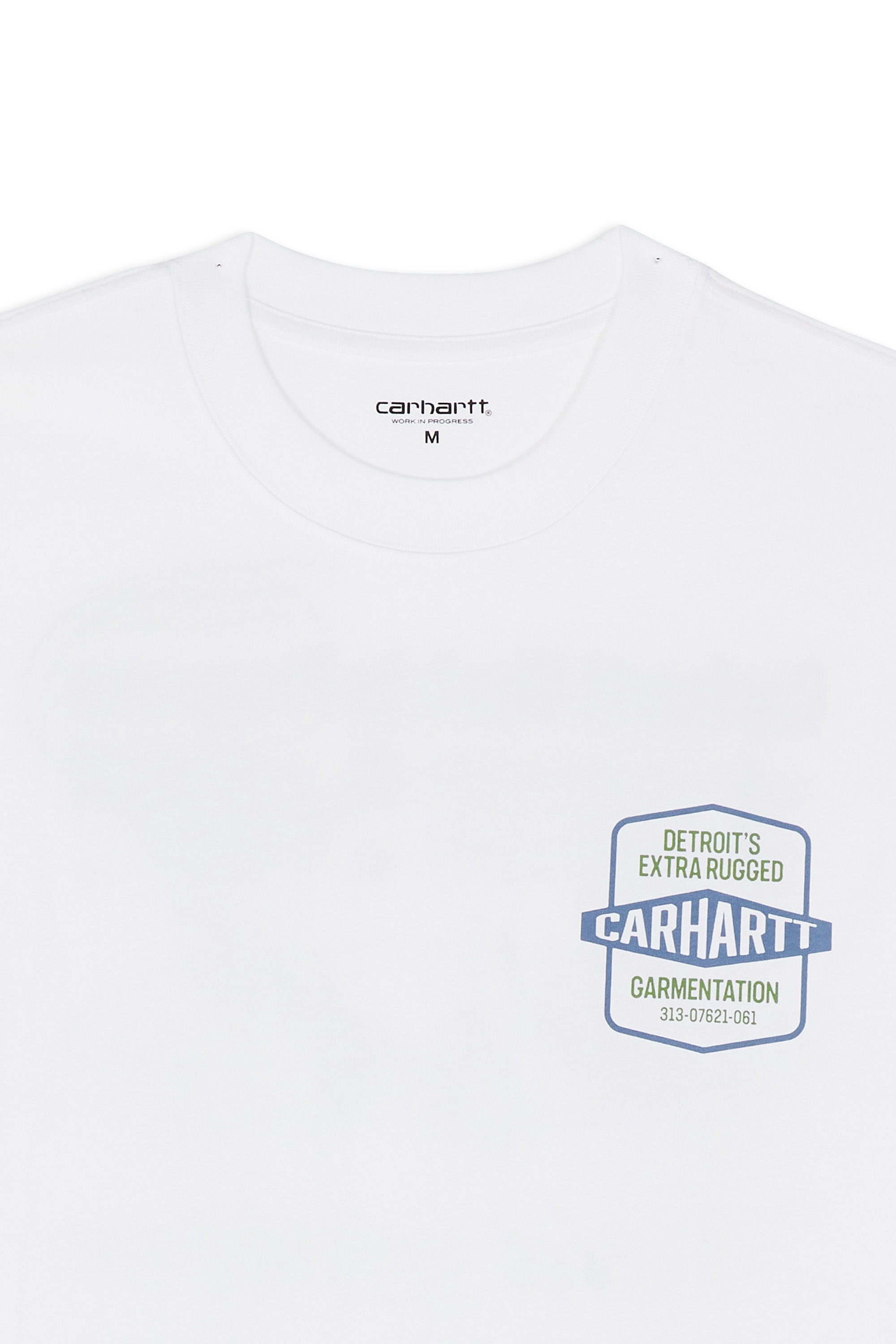 Regular-fit round-neck cotton T-shirt White