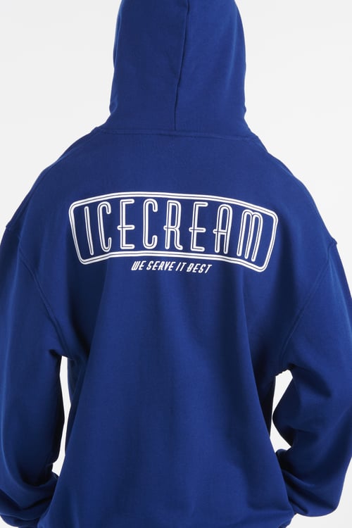 ICE CREAM Hoodie Bleu