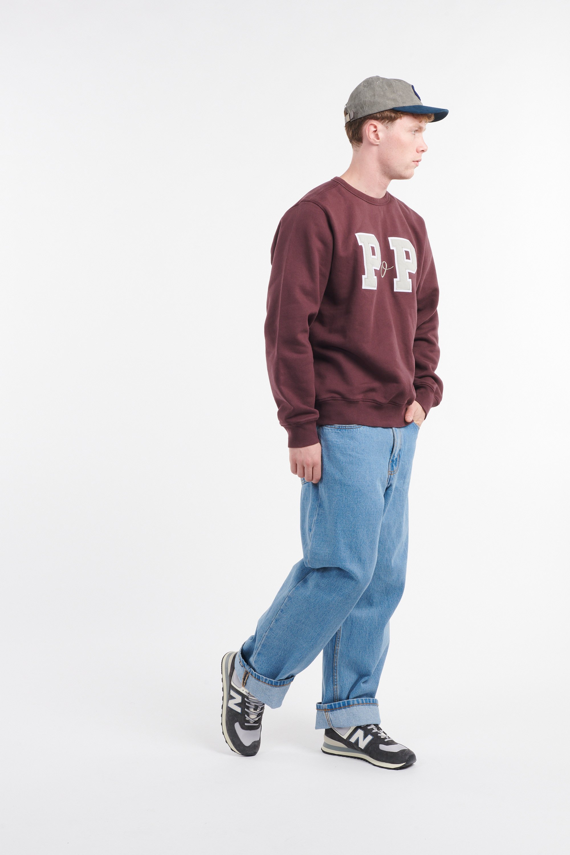 Sweatshirt | Rouge by POP TRADING COMPANY Sweatshirt Rouge
