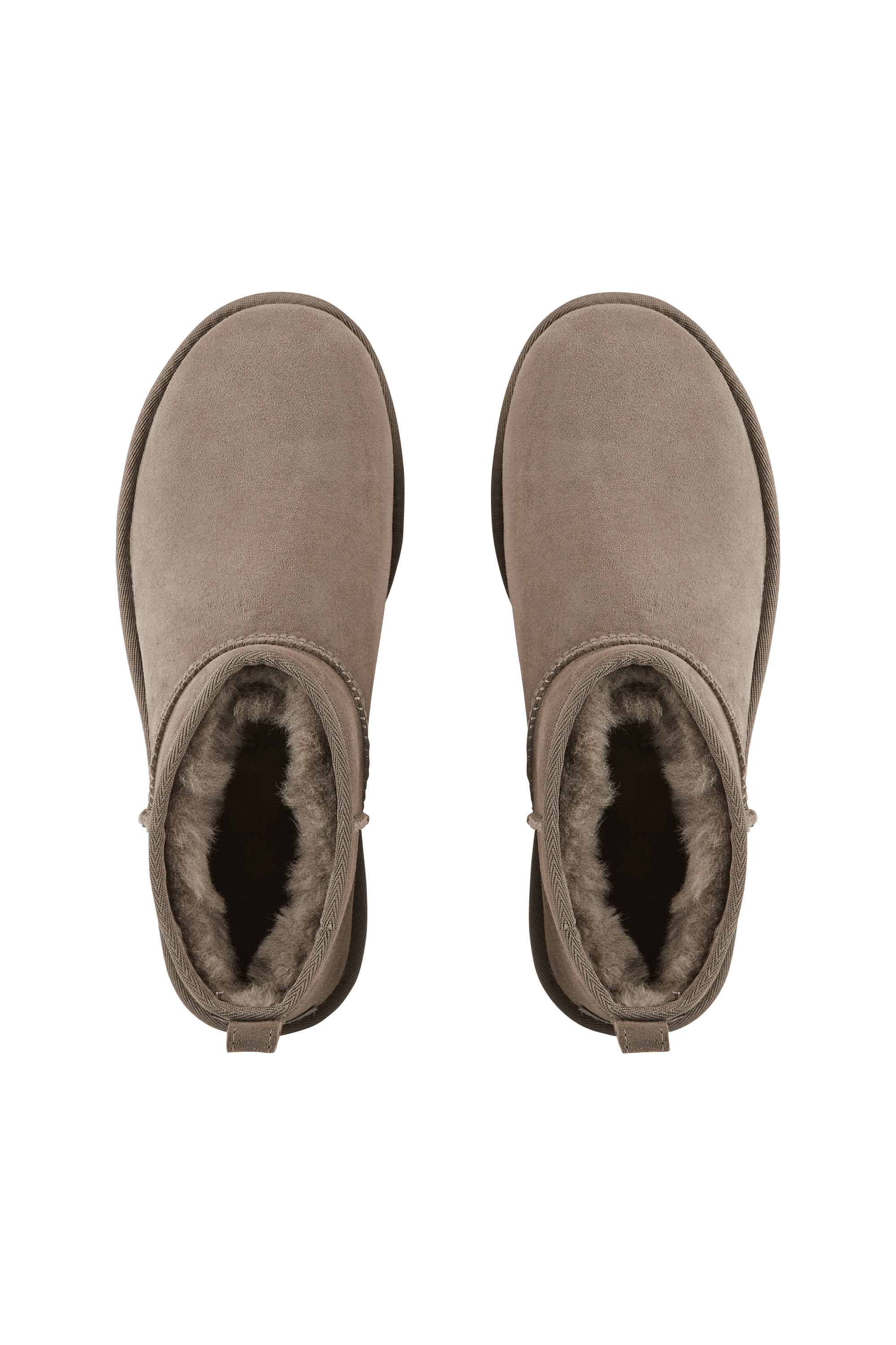 Heeled leather mid-calf boots Khaki