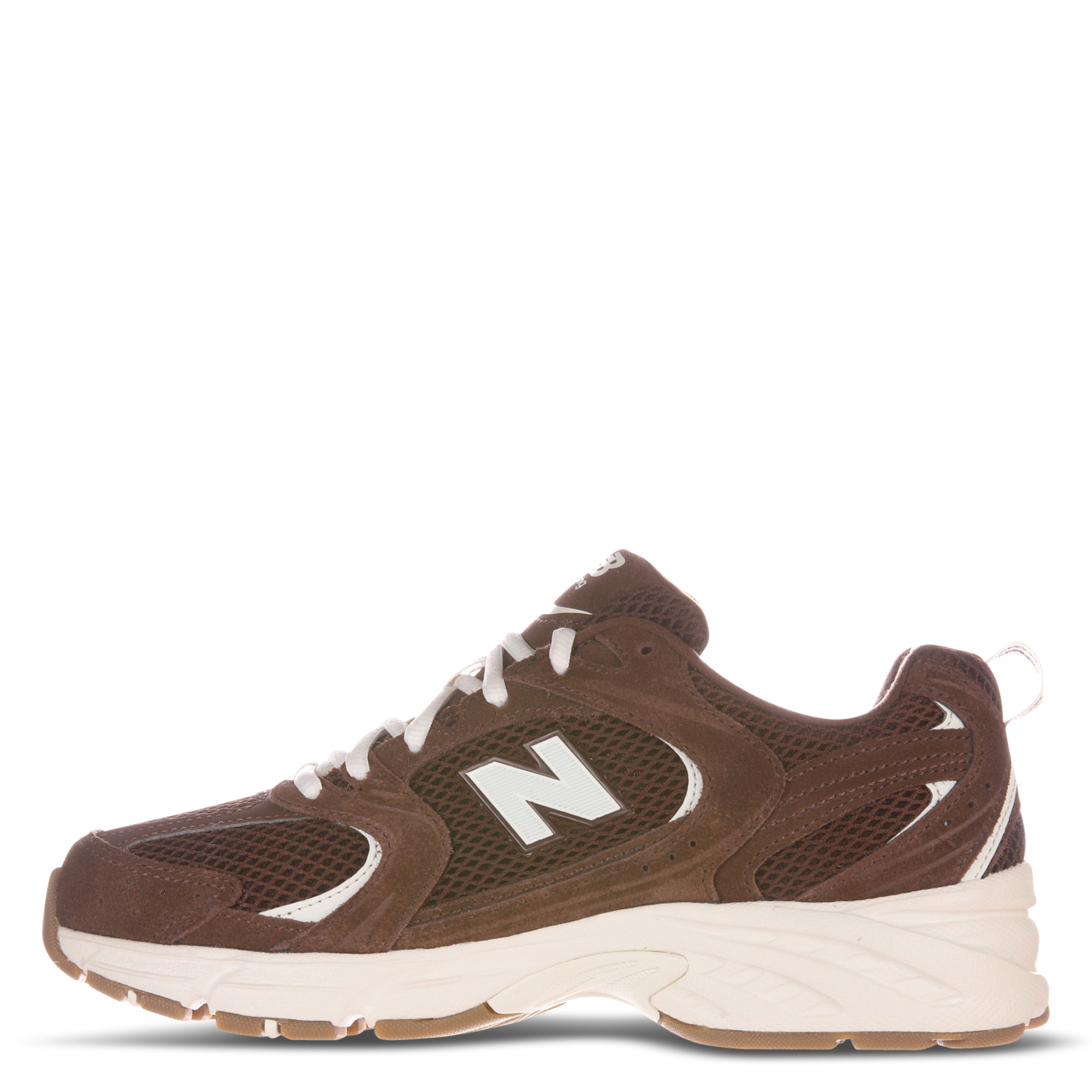 Men?s Storm 96 LO fabric and leather sneakers | Brown NEW BALANCE Men