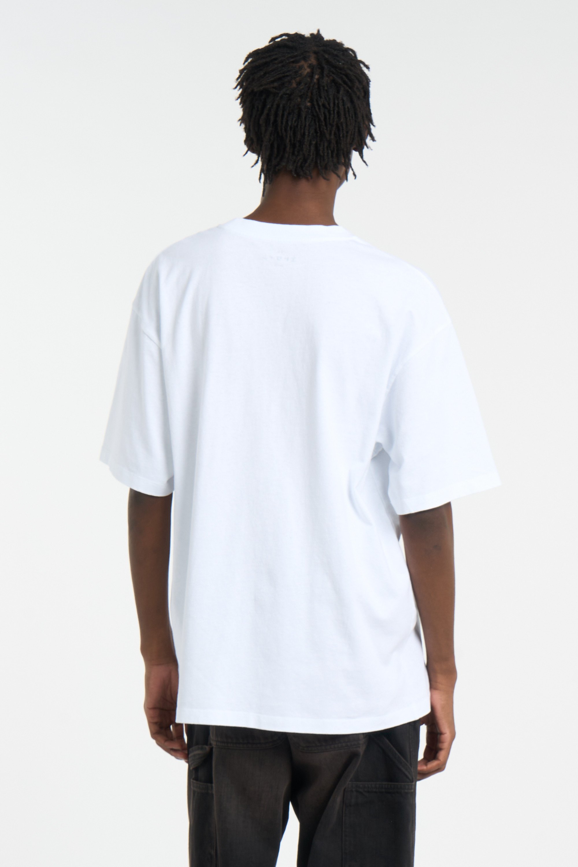 Regular-fit round-neck cotton T-shirt | White EDWIN Men