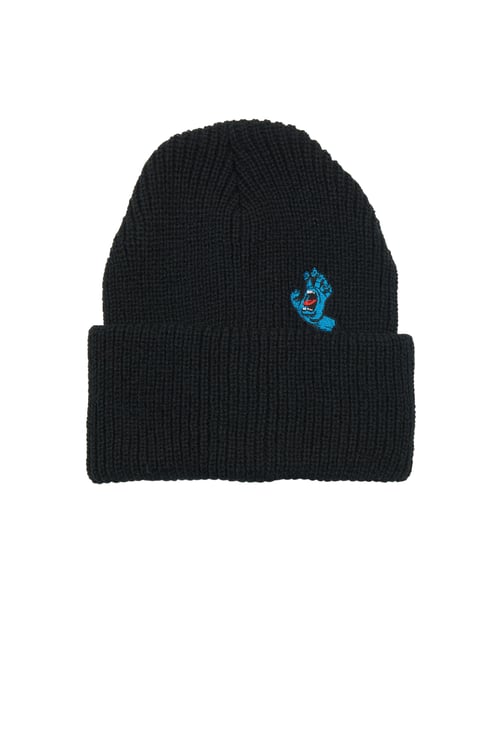 SANTA CRUZ Embroidered rib-knit beanie