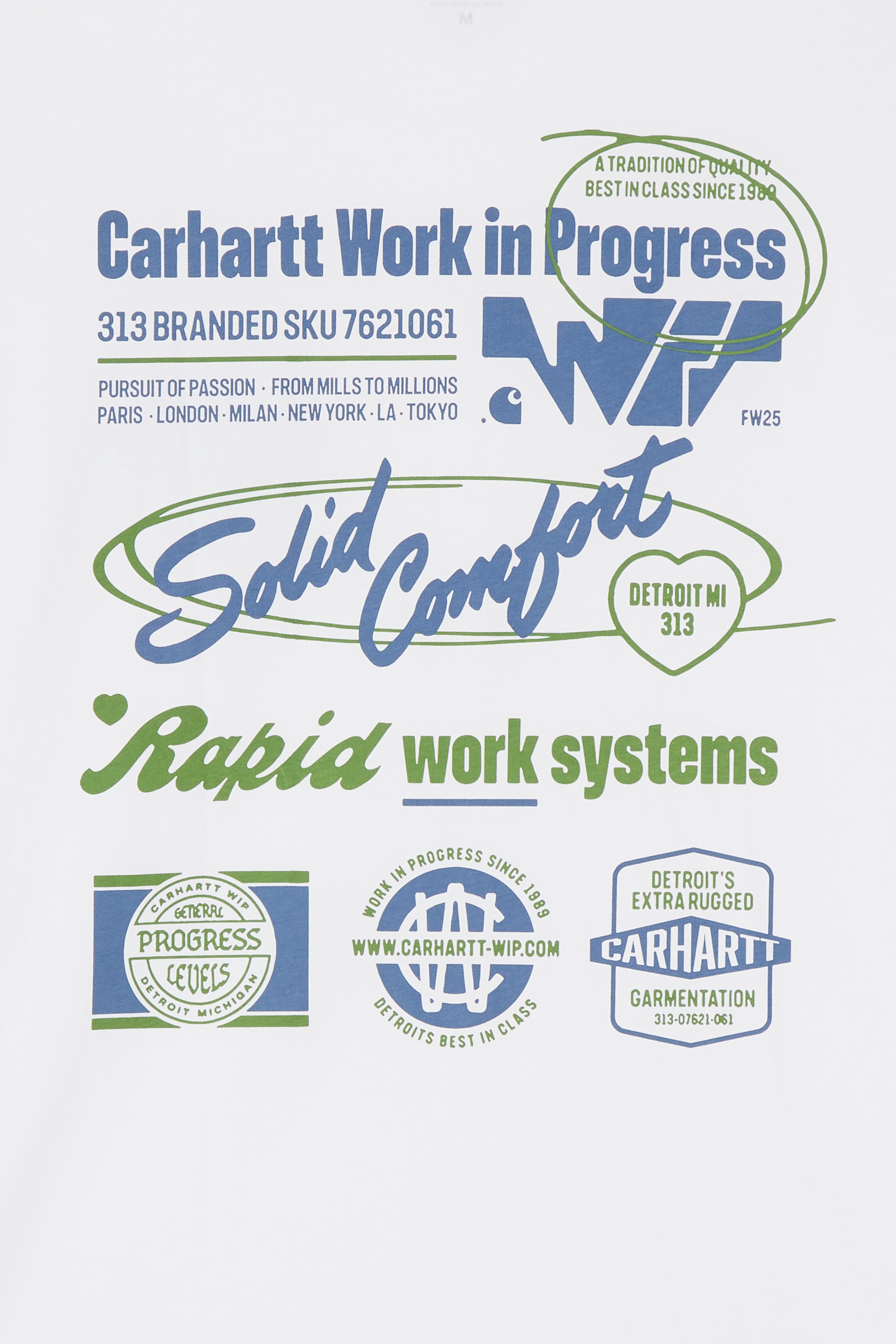 Regular-fit round-neck cotton T-shirt White