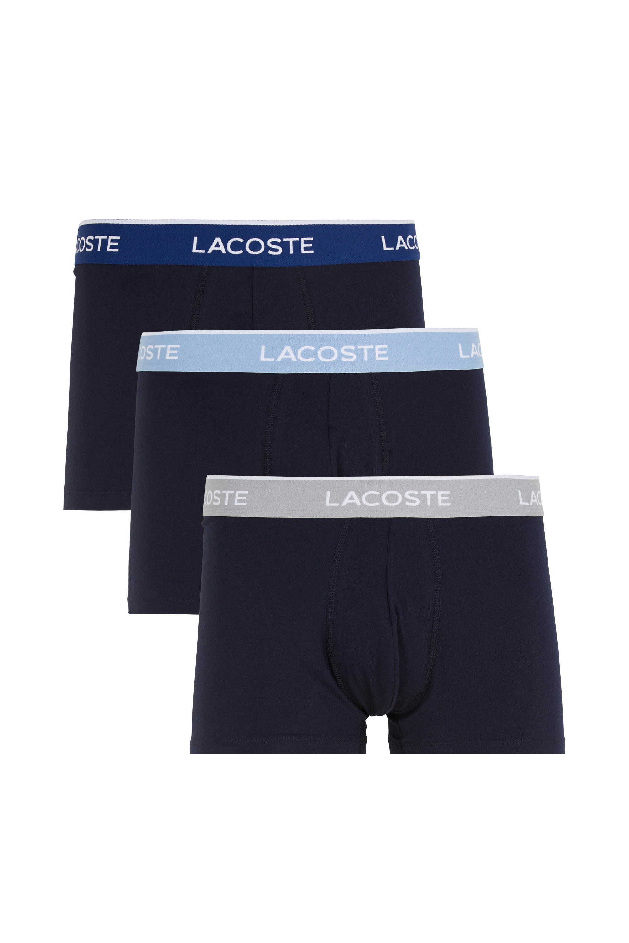 Lot de 3 boxers LACOSTE Bleu