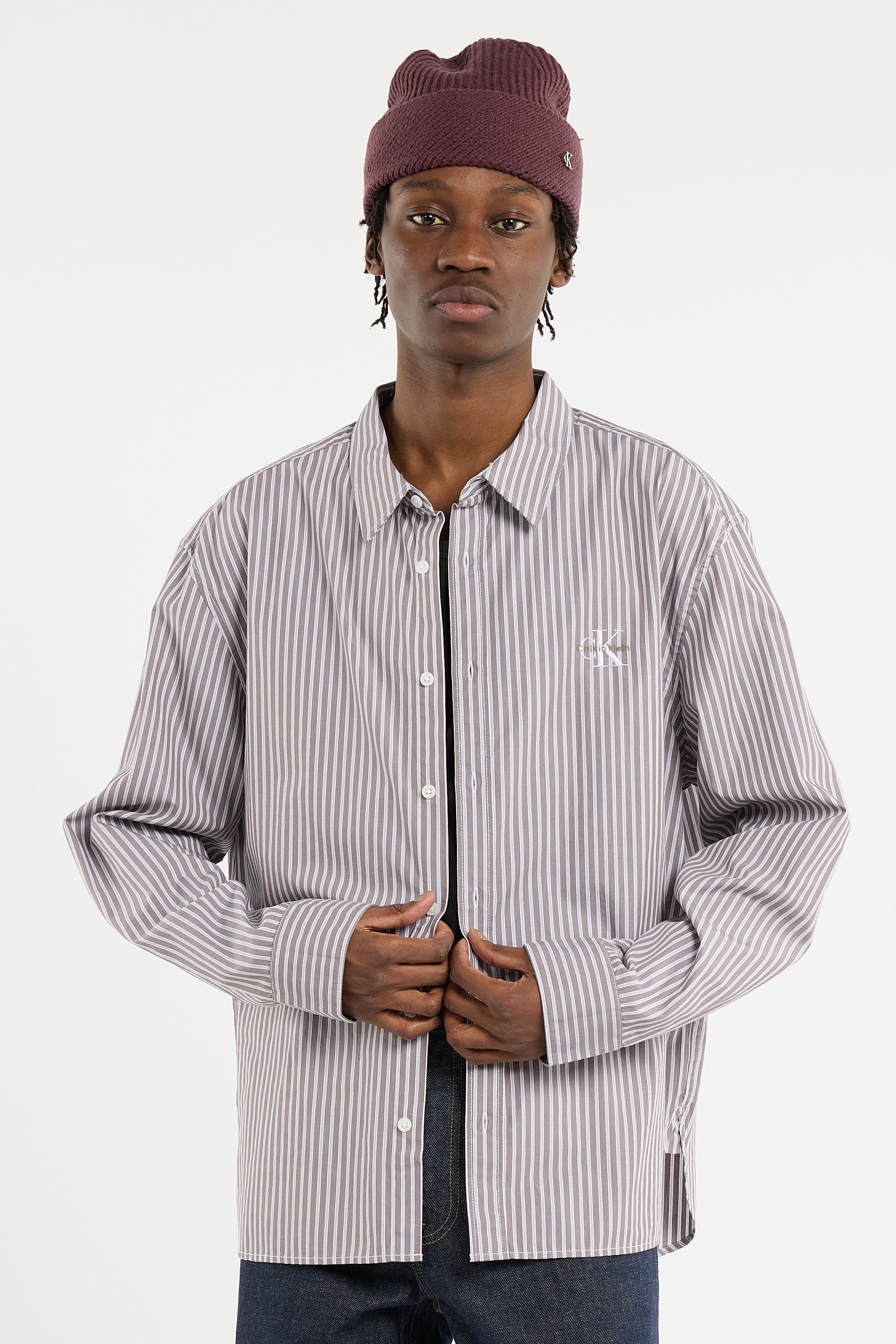 Chemise | Marron CALVIN KLEIN Homme