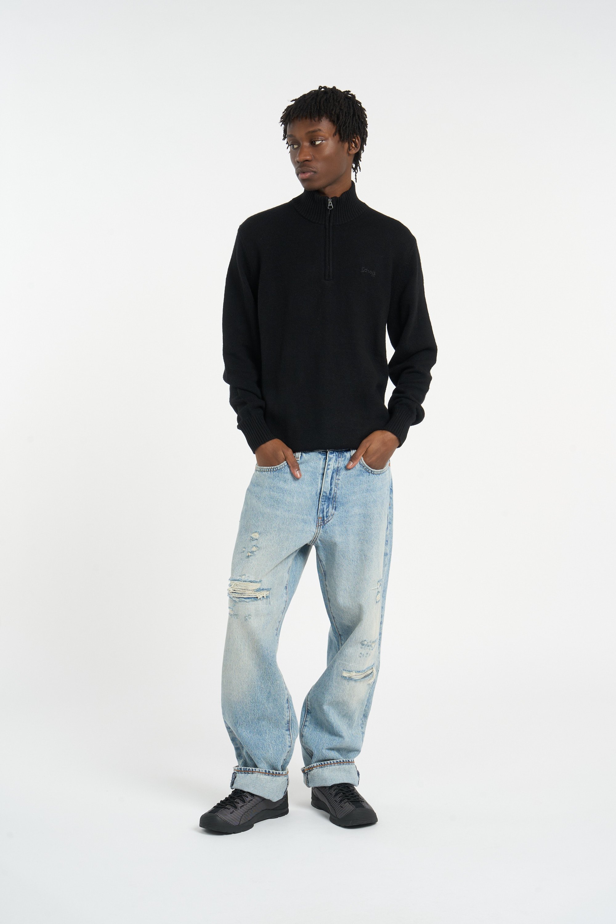 Gilet SCHOTT Noir