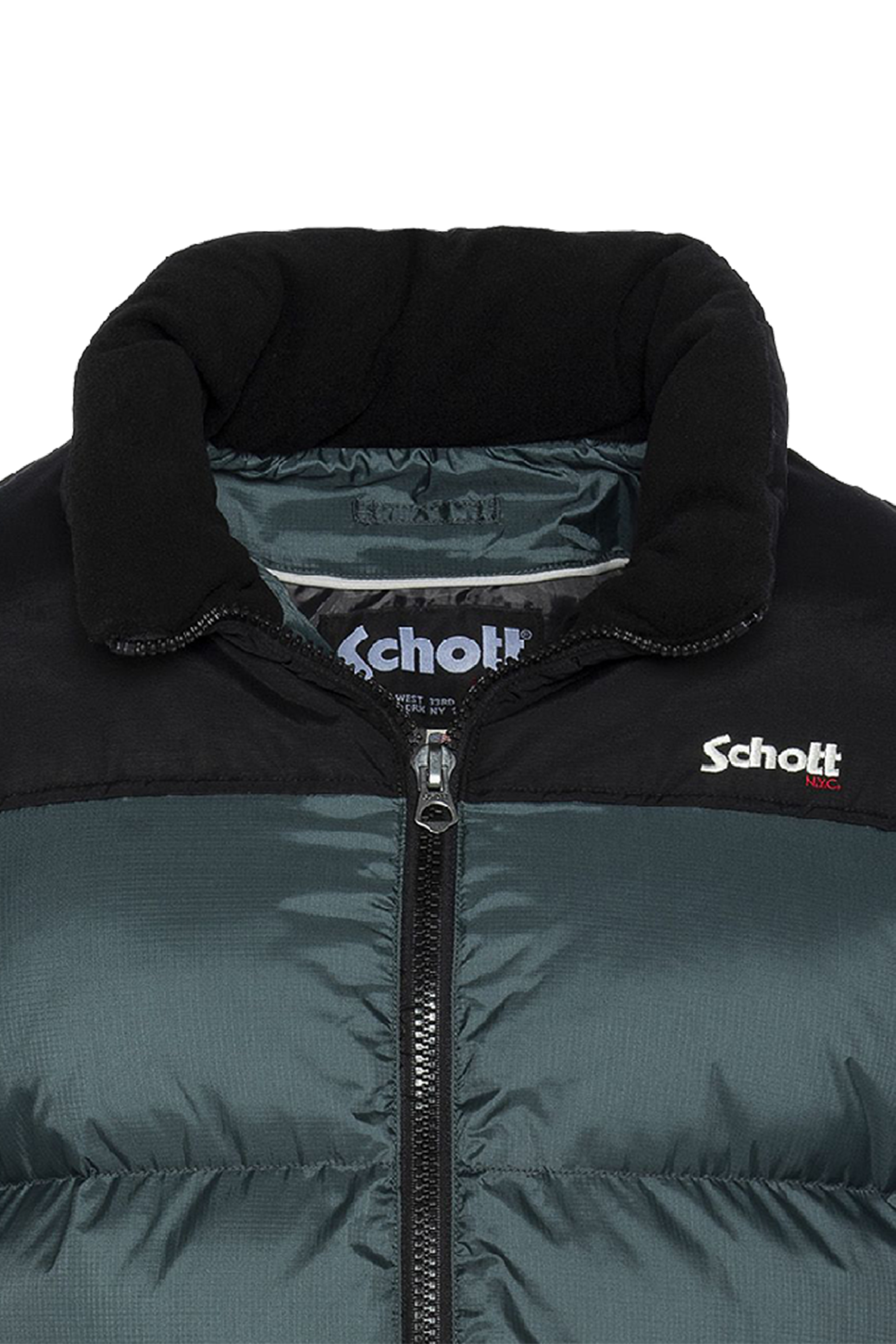 Puffer Jacket SCHOTT Green
