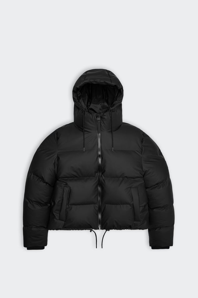 Puffer Jacket Alta Short Puffer Black Rains Woman Citadium