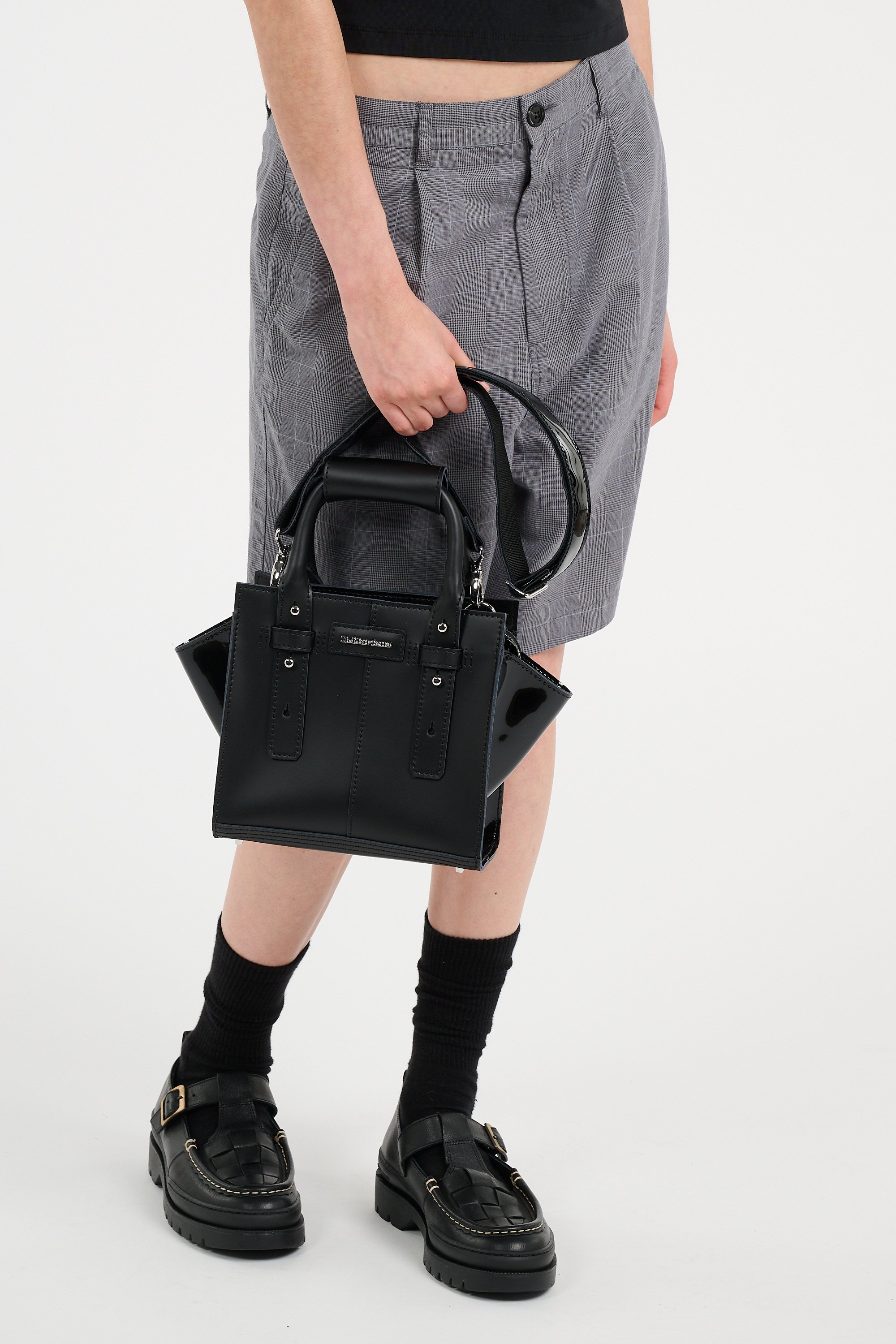 Sac bandoulière en cuir | Noir DR. MARTENS Femme