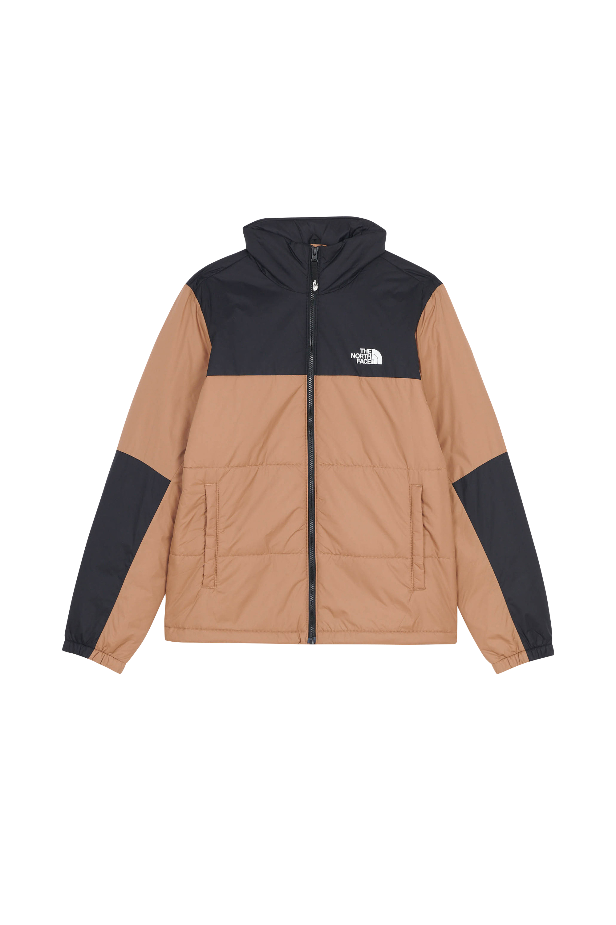 Lightweight quilted padded jacket with high neck Multicolored