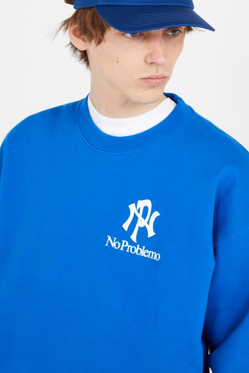 NO PROBLEMO Sweatshirt Bleu