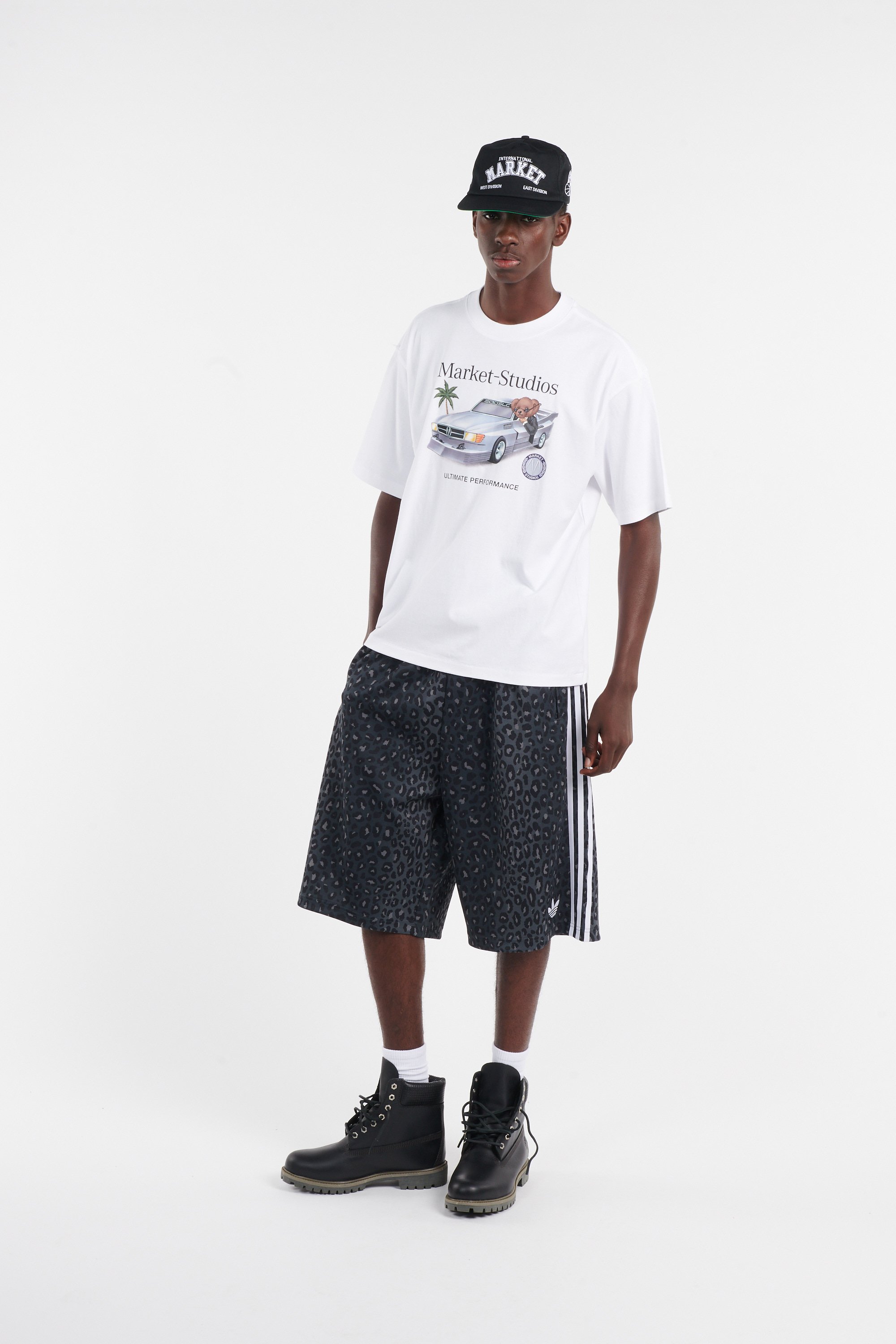 ADIDAS Short Noir