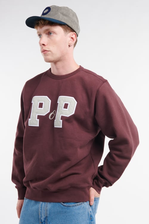 POP TRADING COMPANY Sweatshirt Rouge