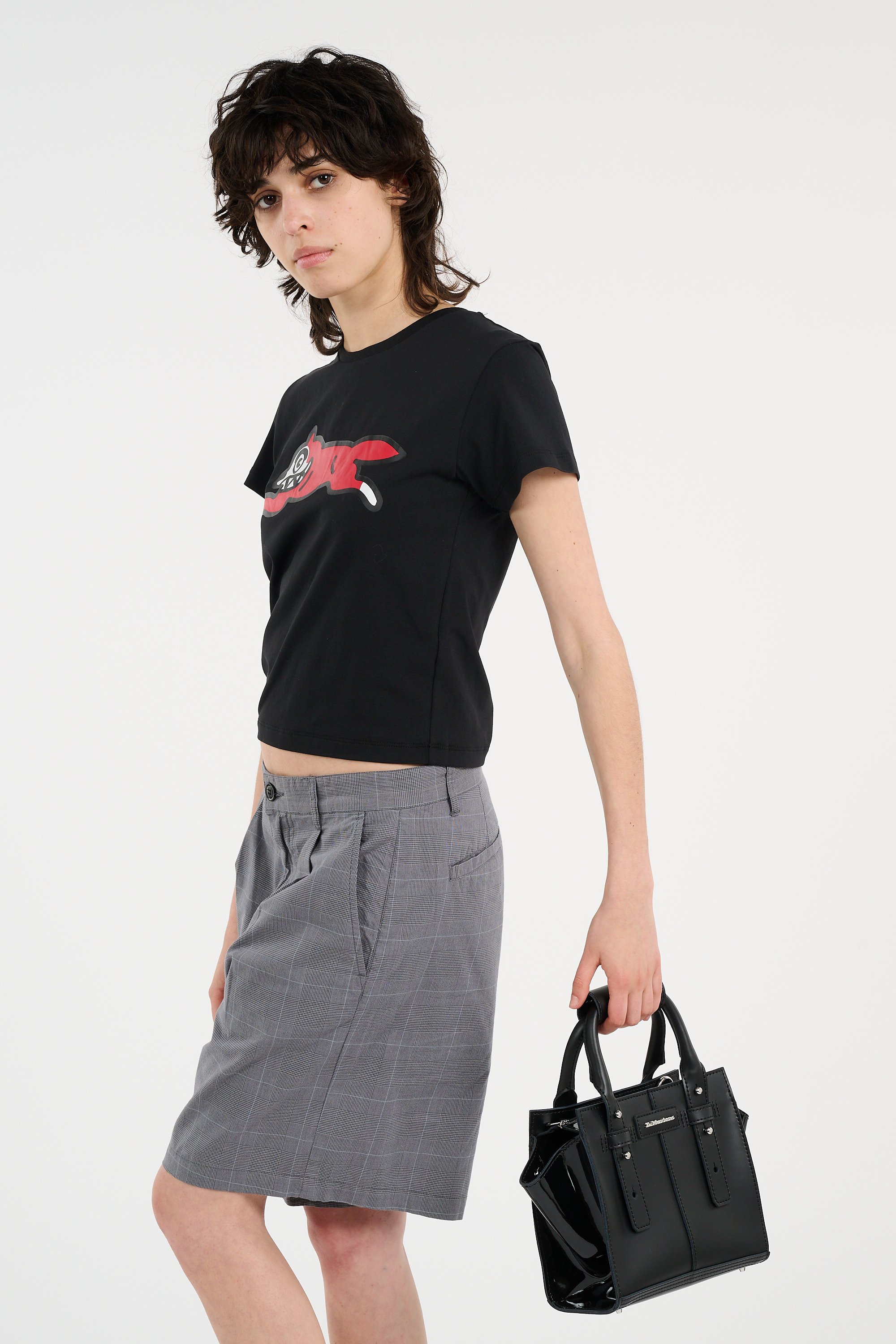 Sac bandoulière en cuir | Noir DR. MARTENS Femme