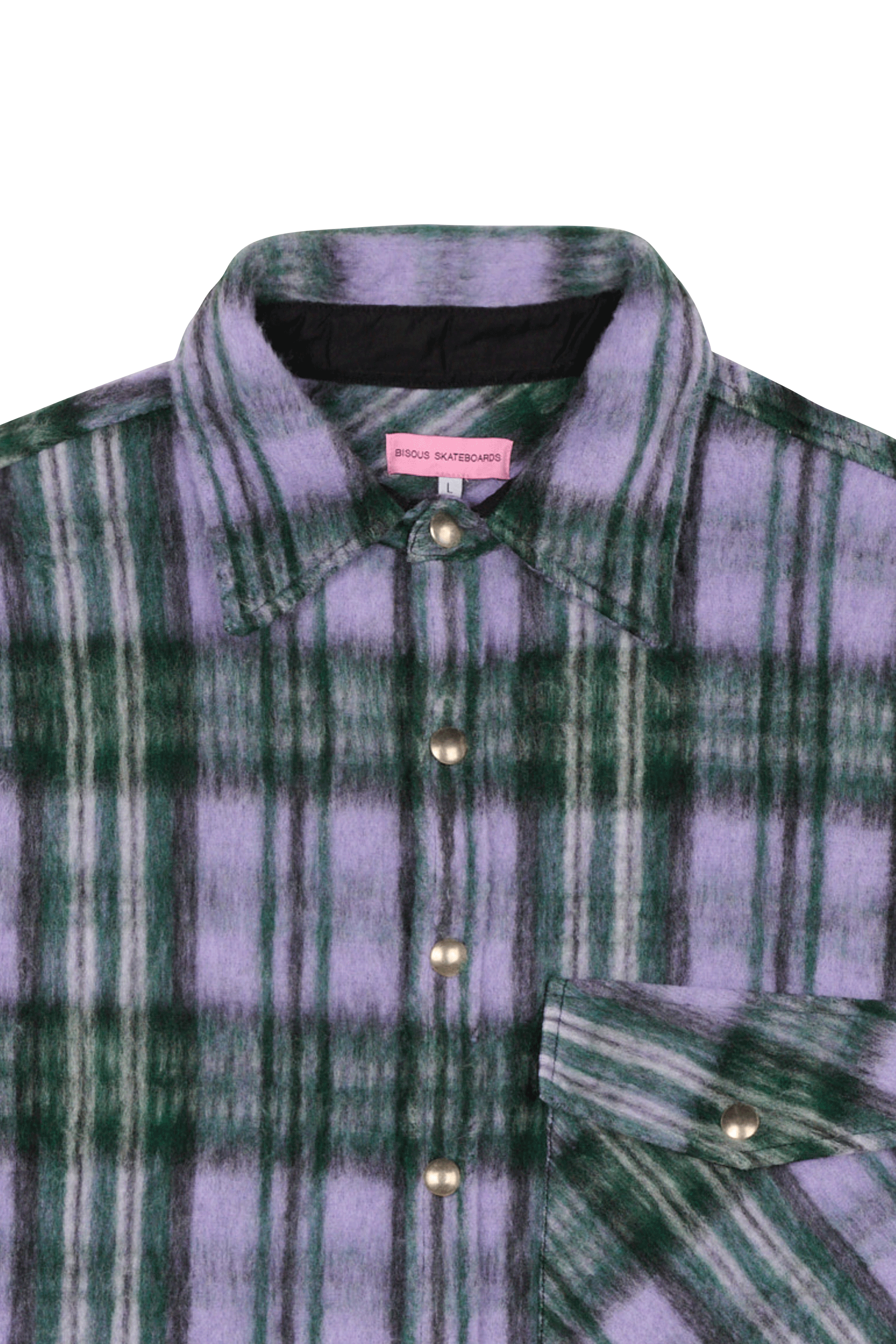 Chemise  BISOUS SKATEBOARDS Violet